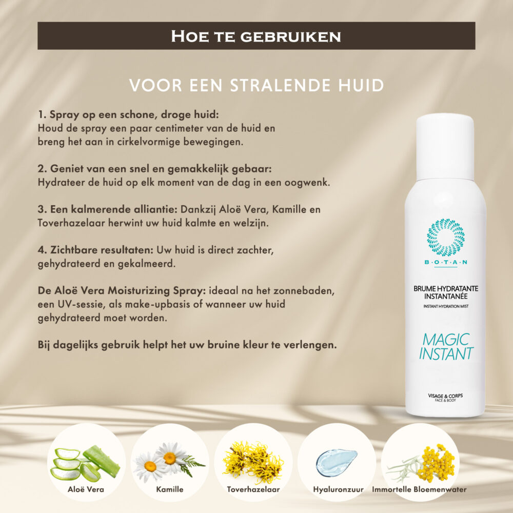 hydraterende mist hoe te gebruiken